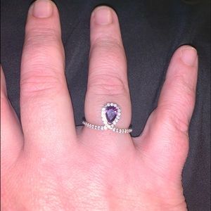 Size 8 sterling silver ABH ring